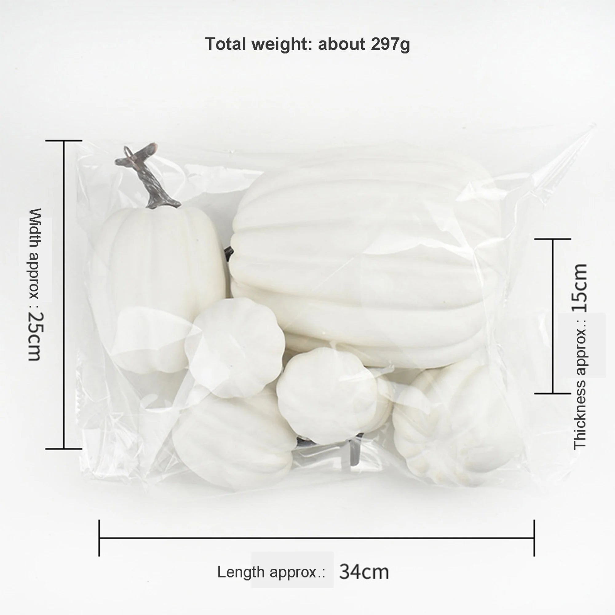 7Pcs Thanksgiving Artificial Pumpkin Home Decoration Sets, Artificial Vegetables Pumpkin for Fall Halloween Home Decor