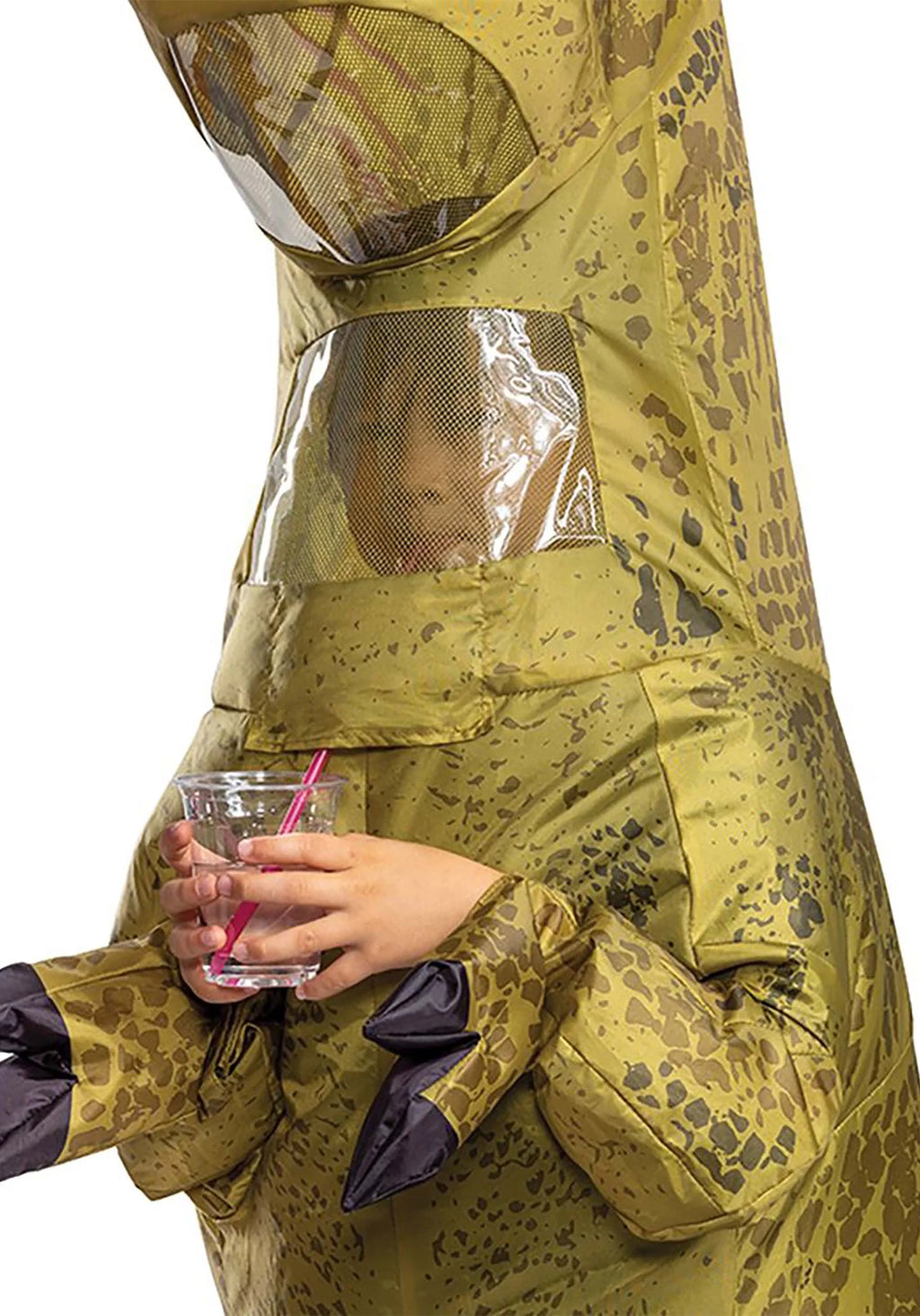 Kids' 80 Inch Jurassic World T-Rex Inflatable Costume - Unisex - One Size Fits Most