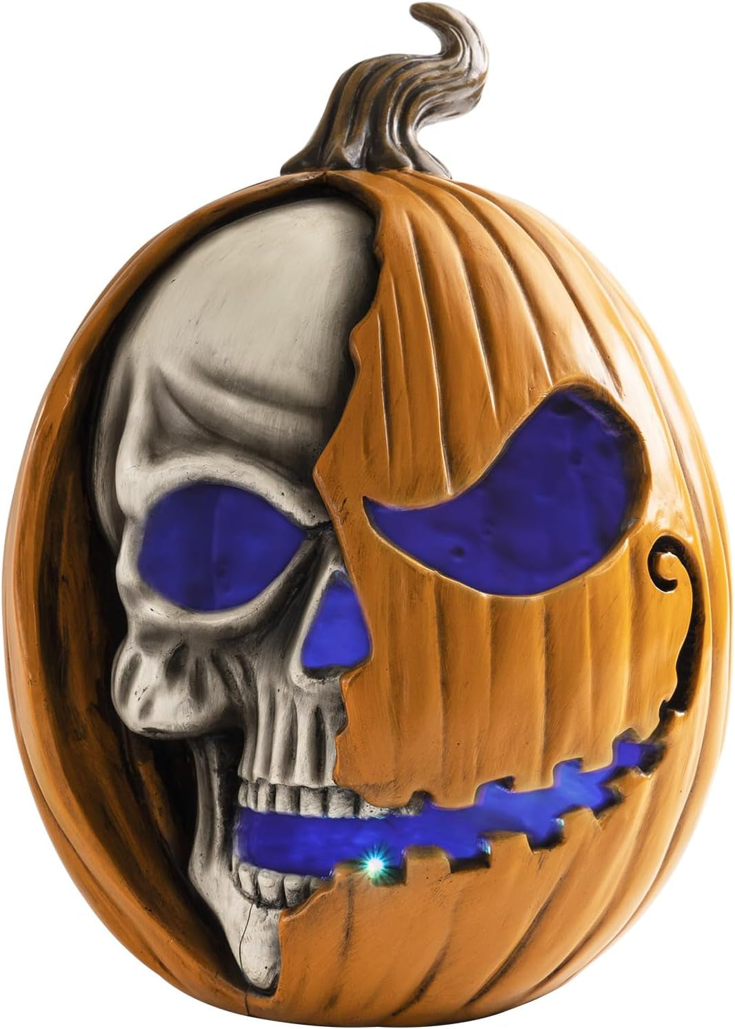 Light up Jack O Lantern Pumpkin, 11X8 Inch Halloween Decorations Outdoor,