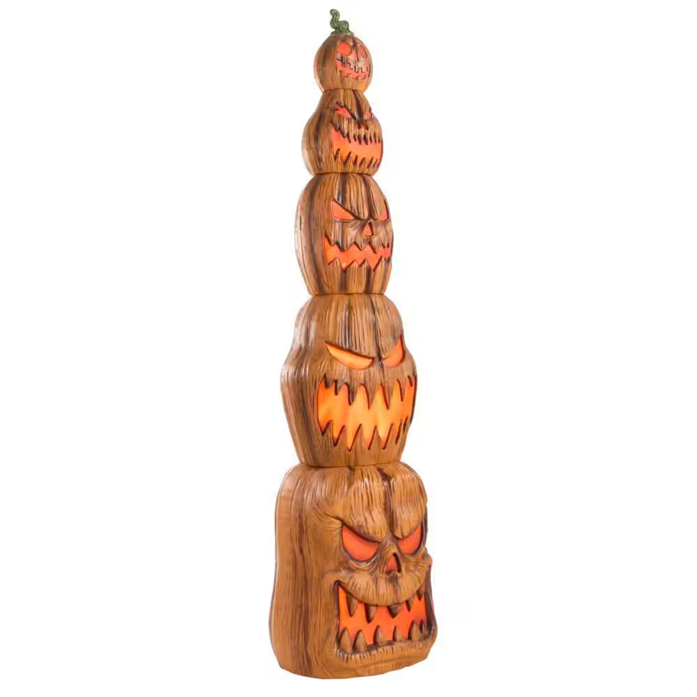 8.5 Ft. Halloween Classics Giant-Sized LED Jack-O-Lanterns Stack