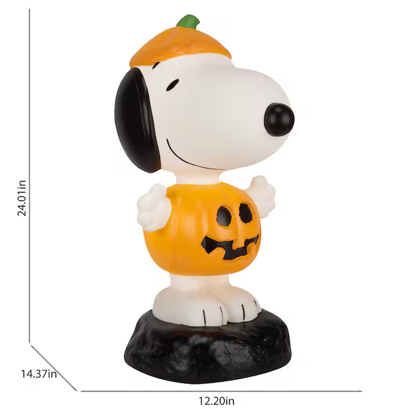 2-Ft  Lighted Snoopy Pumpkin Blow Mold