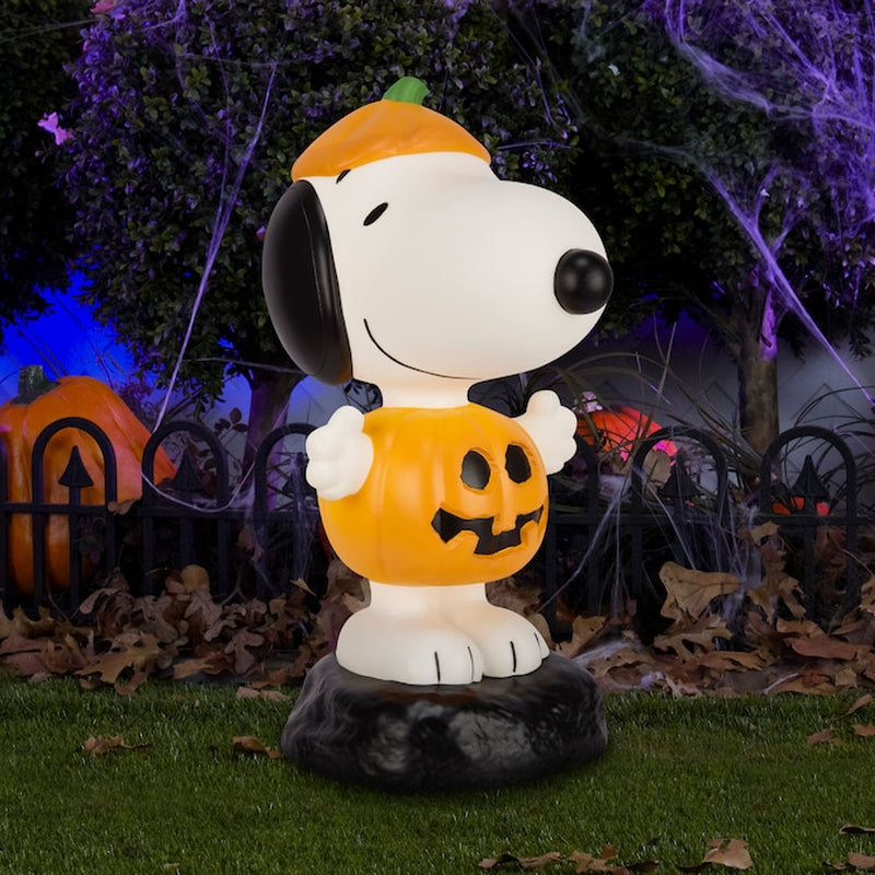 2-Ft  Lighted Snoopy Pumpkin Blow Mold
