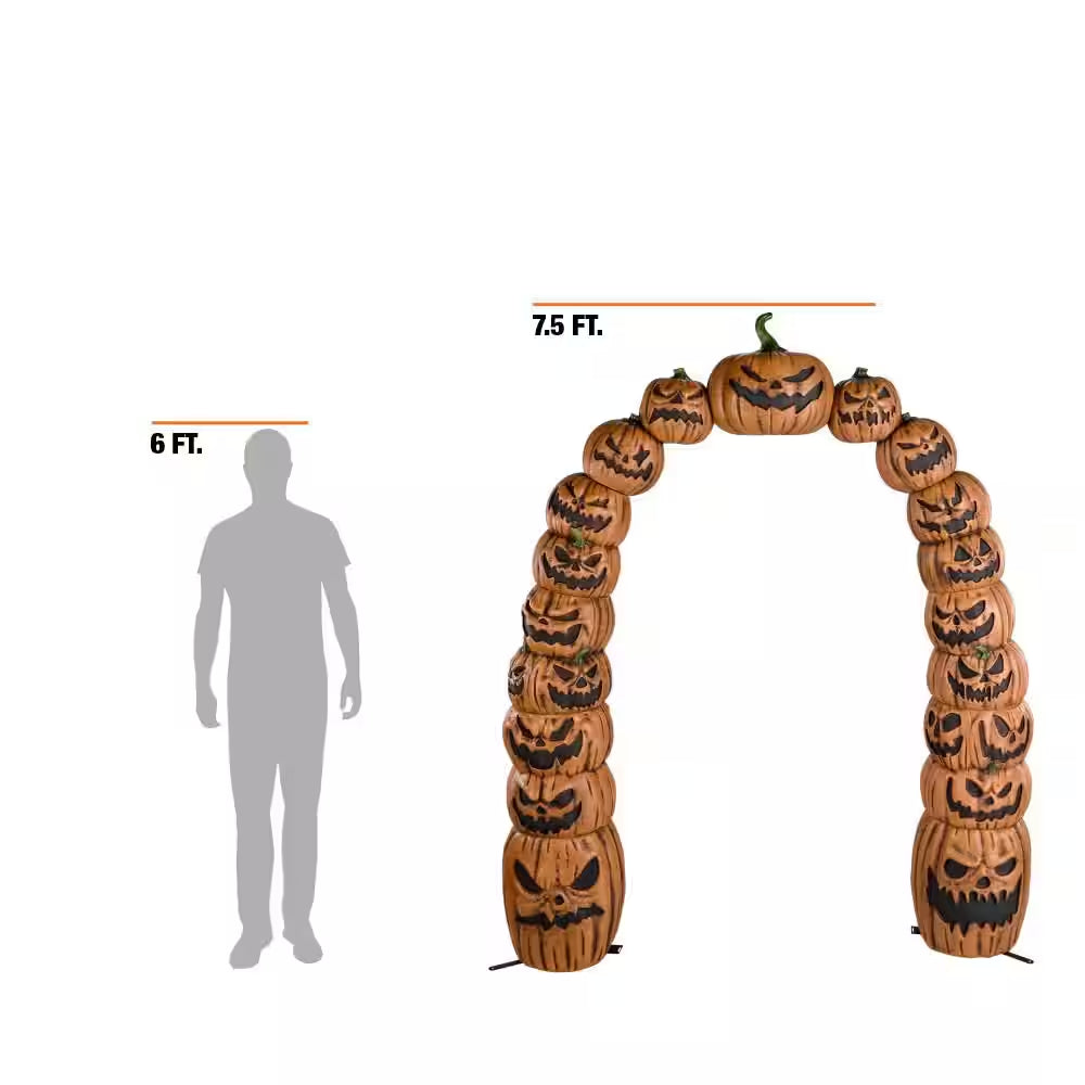 7.5 Ft. Halloween Classics Jack-O-Lantern Archway