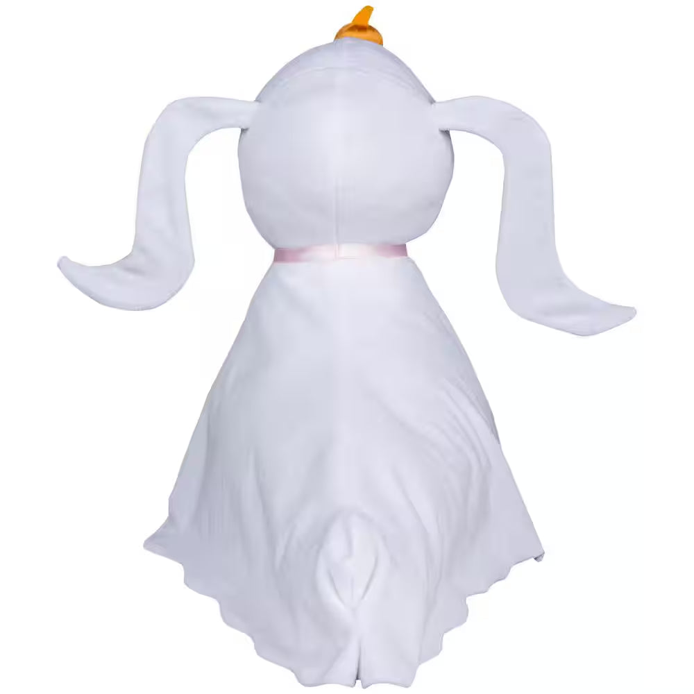 13In. Zero with Jack-O'-Lantern Nose Standing Halloween Greeter Sculpture