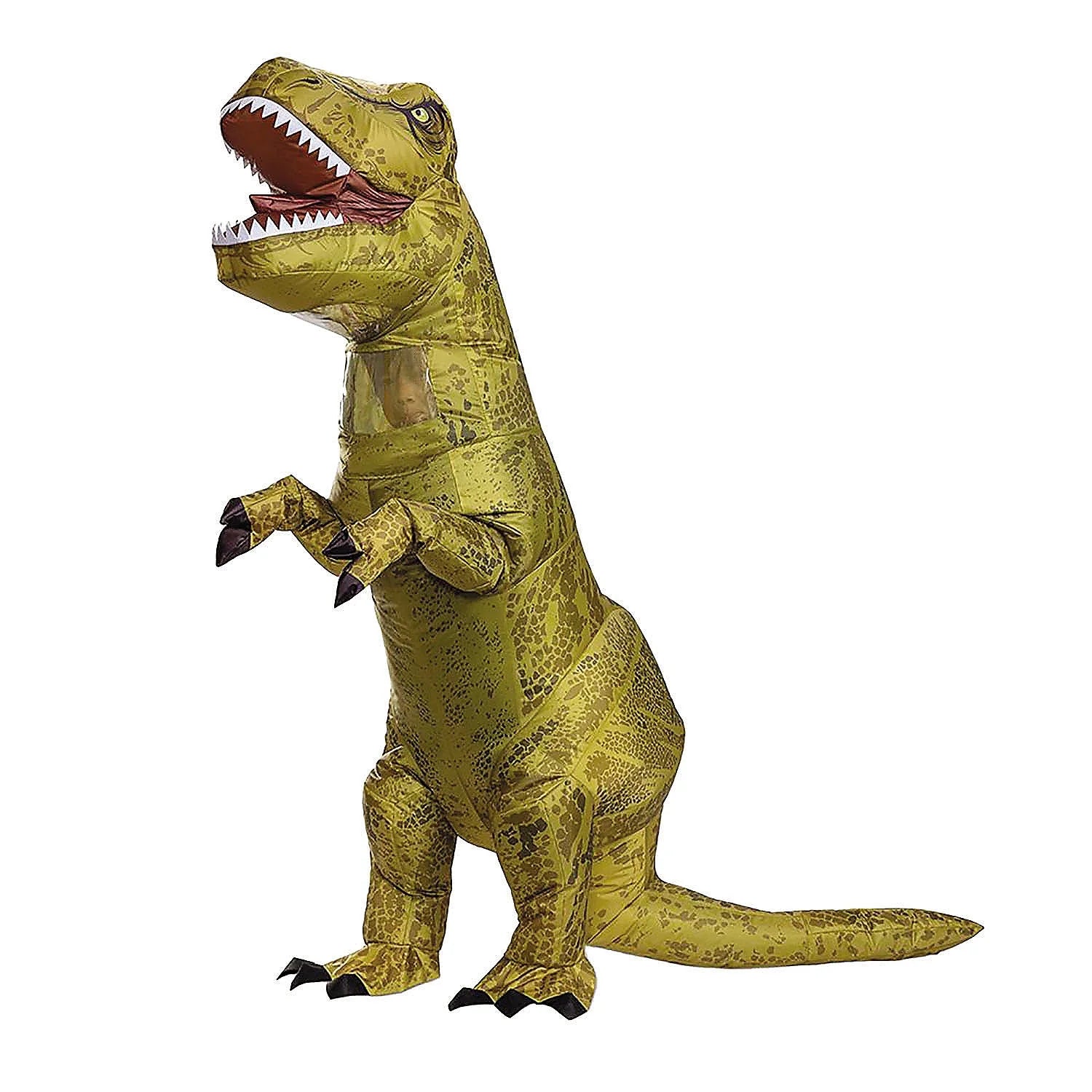Kids' 80 Inch Jurassic World T-Rex Inflatable Costume - Unisex - One Size Fits Most